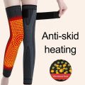 2PC Aicao Self Heating Support Knee Pad Brace Warm For Arthritis Joint Pain Relief Injury Recovery Belt Knee Massager Leg Warmer. 