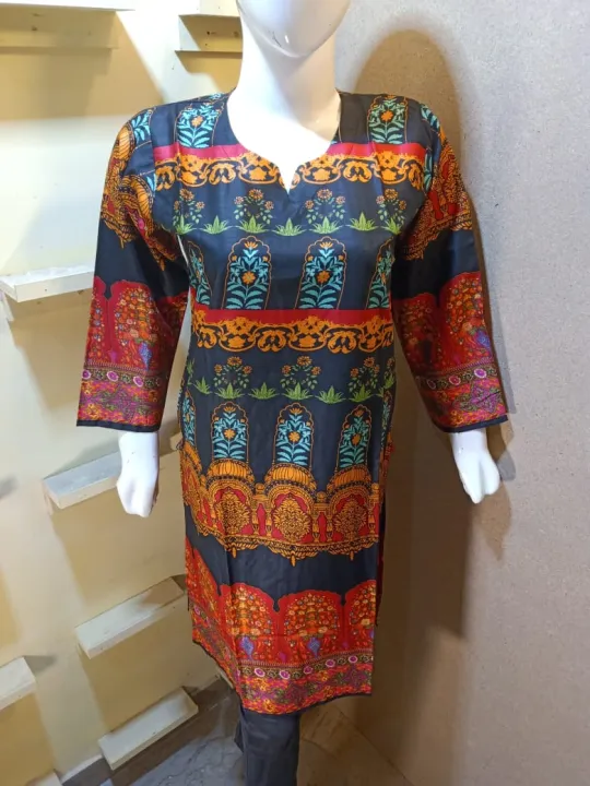 Linen%20Kurti%20Mulitcolor%20Stylish%20Design%20Stitched%20Printed%20Linen%20Kurti%20for%20Girl%20By%20Anaya%20Shopping%20Center%20-%20Image%202