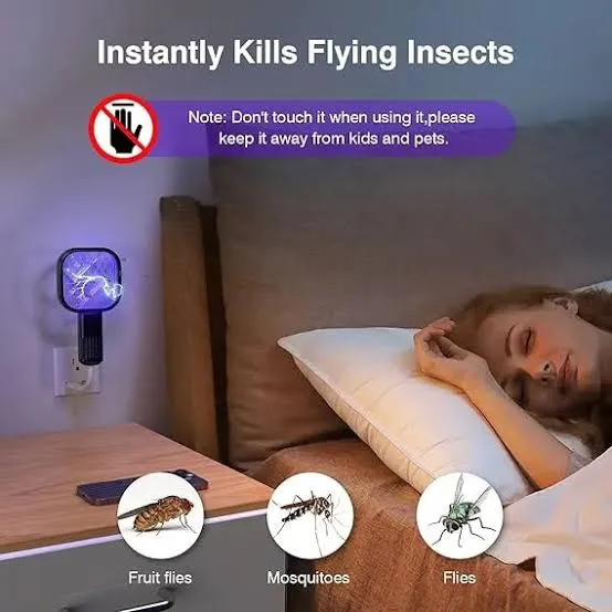 Electric Mosquito USB Racket Portable Rechargeable Fly Killer Bat – High Voltage Insect Zapper