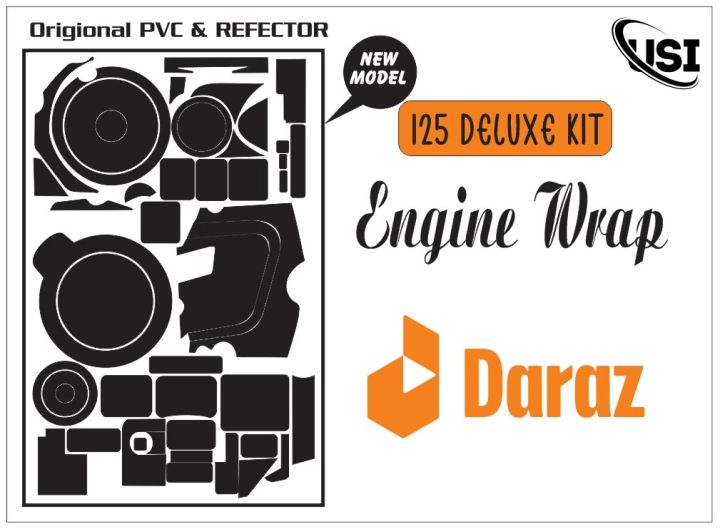 Sticker Engine Kit For Self Start CG 125 New Model Sticker Kit ...