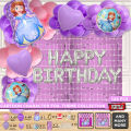Princess Sofia Foil Balloon Arch Theme Collection, Happy Birthday Letter, Heart Foil Ballon, Parties Decor Supplies Kids Foil Ballon, Photo Booth Backdrops & Wall Decorations, Cartoon Character Decorative Balloons : ofEVSzWQ. 