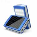 Solar Power bank 12000 Mah Portable With 21 LED Light For Traveling And Camping. 