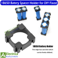 100pcs 18650 Lithium Battery Holder Plastic 22 x 22mm Battery Pack Bracket Cylindrical Cell Battery Stand Cell Spacer for DIY Fixed by Electria. 