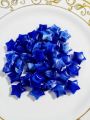 Rust Blue Maroon Star Marble Acrylic Plastic Beads - Pack of 40gms- Ideal for DIY Jewelry Making, Jewelry, and Dress Accessories.. 