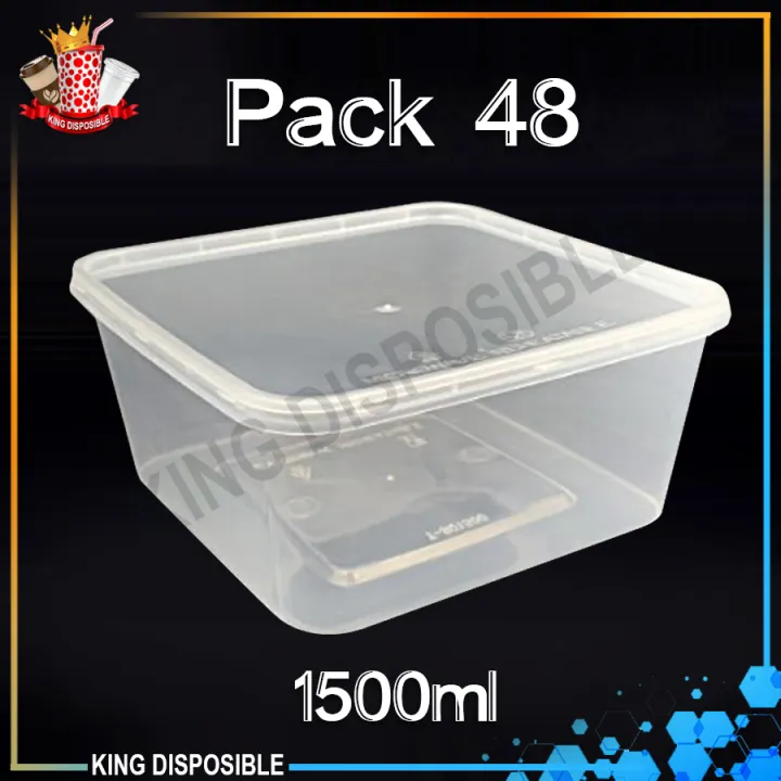 Disposable%20Food%20Storage%20Boxes%20-%20Clear%20Transparent%20Plastic%201500ml%20-%20Image%202