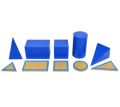 Montessori 10 Geometric Solids with 10 Bases. 