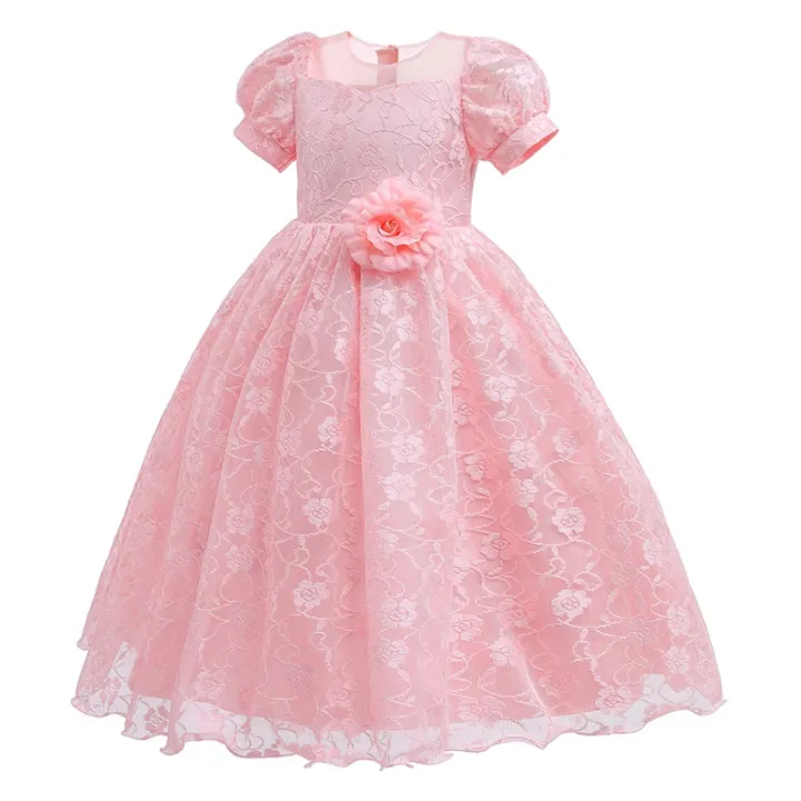 Toddler%20Girls%20Lace%20Princess%20Dress,%20Sleeveless%20Round%20Neck%203D%20Flower%20Formal%20Dress%20Party%20Gown%20-%20Image%203