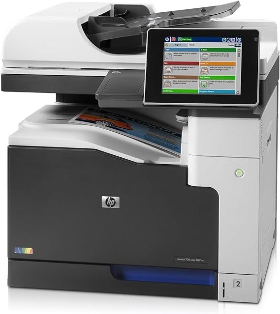 HP Laserjet Enterprise 700 Color MFP M775DN Laser Multifunction Printer - Print, Copy, Scan, 1 Tray (CC522A) Certified Reconditioned by Asian Traders with Returned warranty