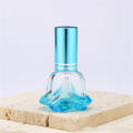 6ml Perfume bottle Versatile Colorful Empty Glass bottle Rose-shaped bottle for Fragrance lovers On-the-go individuals Beauty enthusiasts Perfume collectors Travel essentials. 