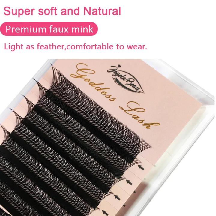 YY Shape Eyelash Extensions Eyelashes Mink Individual Easily Grafting Y Lashes