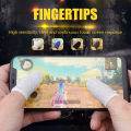 (2 PCS) Pair of Finger Cover Breathable Game Controller Finger Sleeve For PUBG Sweat Proof Non-Scratch Touch Screen Gaming Thumb Gloves Best For Free Fire - Fortnite - Call Of Duty - PUBG Mobile. 