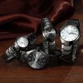Tungsten Couple's Luminous Calendar Quartz Watch K-186. 