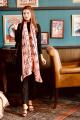 Chanel Silk Pink Scarf For Women , Branded Hijab For Girls. 