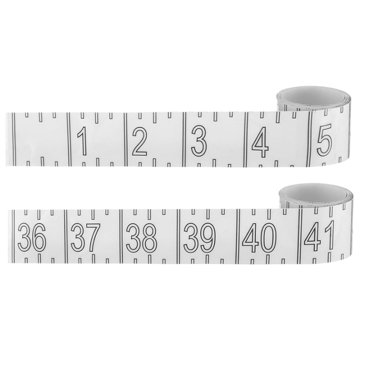 NCANRUI 72 Inch Fish Measuring Tape Waterproof Fish Ruler Sticker Decal Clear Self Adhesive Fish Ruler for Boat Fishing