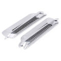 SL 2 Pcs Car Vent Net Hole Cover Carbon Fiber Mesh Side Air Outlet Intake Gill Decorative Stickers Modified Parts. 