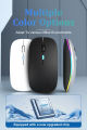 EAGET Wireless Bluetooth Mouse, Dual Mode Connectivity (Bluetooth 5.0 & 2.4G USB) Computer Mouse, Sleek, Portable, Compact Design. 