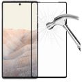 Google Pixel 6 Screen Glass Protector HD Edge to Edge Full Glue Tempered Glass For Pixel 6 - Black. 
