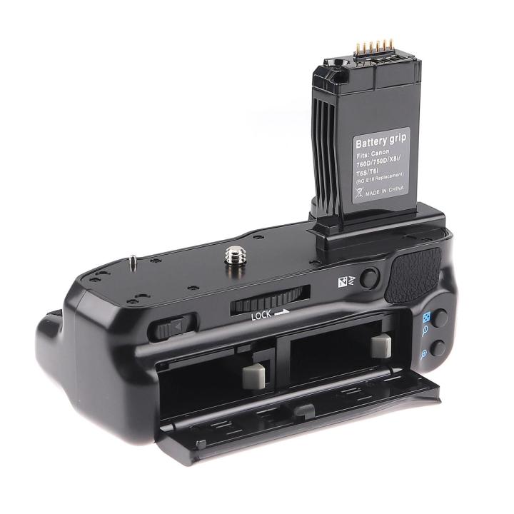 BATTERY GRIP FOR CANON 760D/750D/X8I/T6S/T6I/77d/800d CAMERA