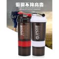 3 Layers Spider Bottle Protein Powder Shaker Cup Large Capacity for Body Building Exercise 500ml Gym Protein Shaker Cup Powder Storage Container Sports Wire Shaker Cup with Water Bottles Ball Cups. 