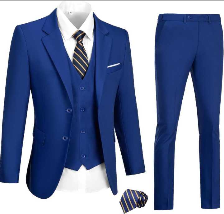 3 Pcs suit For Men Formal and Causal Wear Pent Coat 38 waist