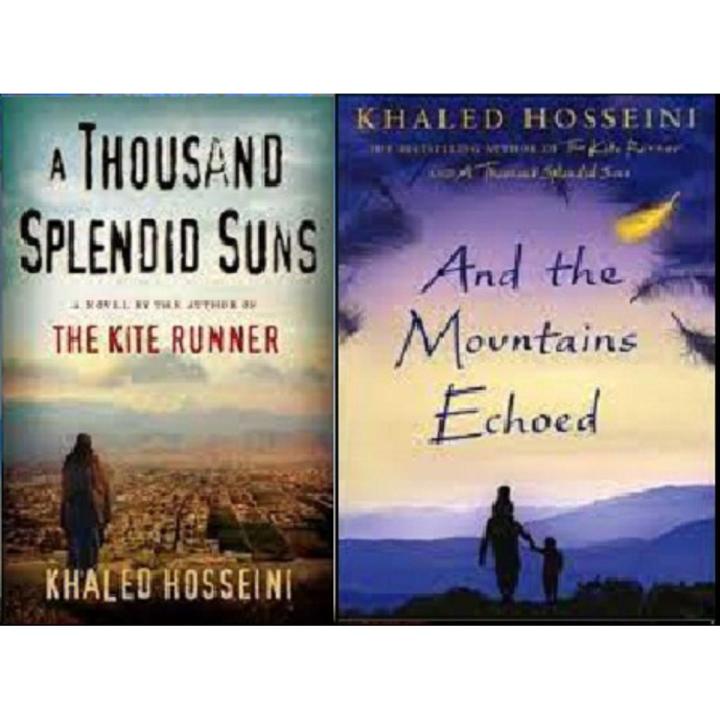 And The Mountains Echoed / A Thousand Splendid Suns By Khaled Hosseini Khalid Hosseini Set of 2
