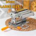 PASTA AND NOODLES MAKER MACHINE  Stainless Steel Noodle Machine - 9 Adjustable Thickness. 