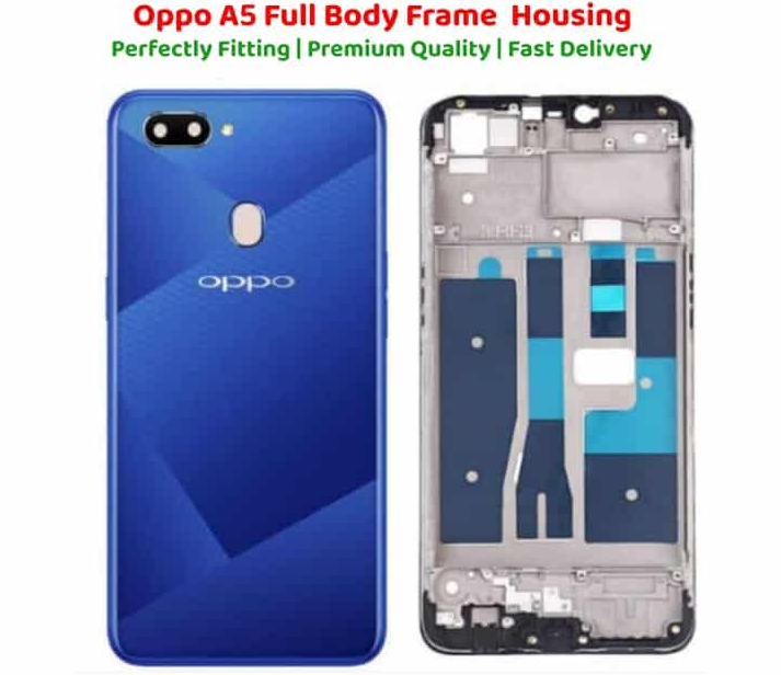 OPPO A5 Complete Body Replacement with Button and Camera Lens , Full Body For OPPO A5