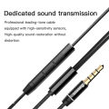 Baseus H06 3.5mm Wired Earphone 6D High Sound In Ear Headset with Microphone for Samsung Huawei iPhone OPPO Xiaomi Audio Headphone. 