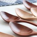 Mixing Stirring Elegant Dinnerware Wooden Tableware Soup Spoons Kitchen Utensil Cutlery Scoop. 