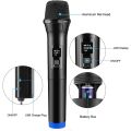 LT-125 2x Universal Wireless Microphone Professional Handheld Mic System + Receiver Karaoke for mobile, PC, DSLR, Camera HD Wirelss Handy Microphone with reciever for Mobile and PC Compiter, DSLR, Video Camera Universal. 