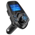 New Original Xiaomi T11 FM Transmitter Bluetooth Wireless Car kit Handsfree Dual USB Car Charger MP3 Music TF Card AUX Player. 
