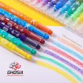 Grip Wax Oil Pastel Rolling Crayon Painting Stick Set 12 Colors Rainbow Color Creative Cartoon Drawing Crayon Set Stationery for Kids & Adults - 6901. 