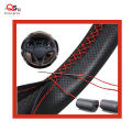 Genuine Luxury Steering Wheel Cover Wrap Sew-on DIY Kit For All Car - High Quality. 