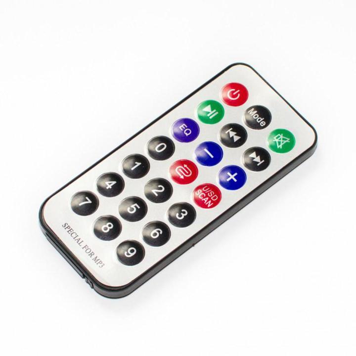 Remote Control For Car MP3 FM Modulator - Universal Infrared IR Remote
