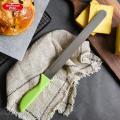 12 inch Stainless Steel Cake Knife with Plastic Handle (Fine teeth, Thick teeth, Flat teeth). 
