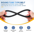 OYPFXMI 6PCS Vacuum Belt 30563B Round Vacuum Cleaner Belts Upright Vacuum Belt for Sanitaire Vacuum Cleaner Style RD. 