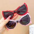 Fashion Cartoon Sunglasses UV-blocking Trend Sunshade Eyewear Anti-reflective Outdoor Sun Glasses for Children. 