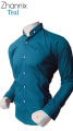 Teal Color Shamrey Fabric Shirt - Premium Quality, Comfortable & Versatile for Men, Women & Teens woth ever. 