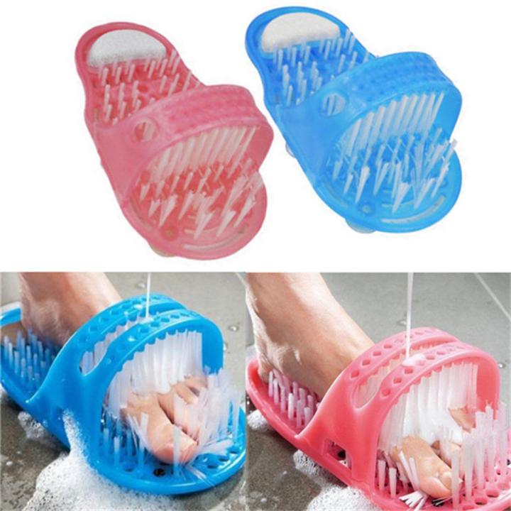 Easy Feet Cleaner Foot Scrubber Feet Shower Spa Exfoliating Foot Massager Slipper Easy Cleaning Brush