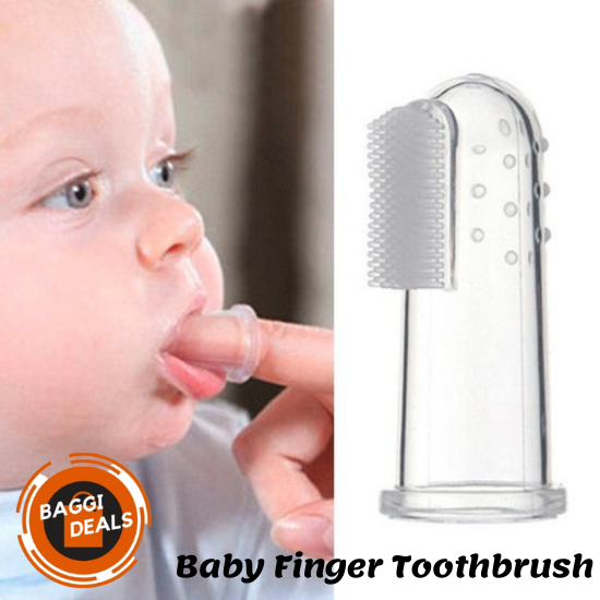 Baby Finger Toothbrush Silicon Infant Tooth Brush Rubber Cleaning Baby Brush mouth training
