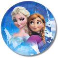 Frozen Paper Plates - 7 Inch - Frozen Themed Party - Blue - Girls - Pack Of 10. 