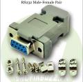 Pack of RS232 Serial Port Connectors Pair DB9 Female Male with Socket Shell Plastic Plug Connector  |   Circuit Town. 