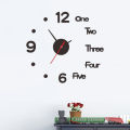 Wall Clock Decor Ornamental Classic DIY Sticker Wall Clocks. 