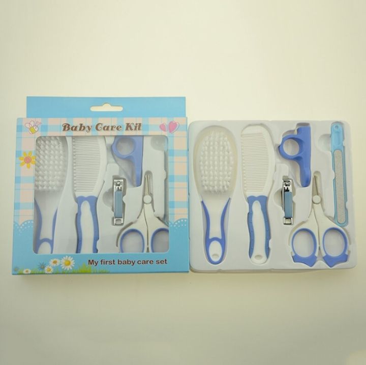 6Pcs%20Newborn%20Baby%20Healthcare%20Kits%20Set%20Babies%20Nail%20Hair%20Manicure%20Brush%20Kids%20Grooming%20Kit%20Accesorries%20-%20Image%202