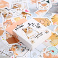 46pcs/pack Green Field Cute Animals Kawaii Paper Stickers Diary Diy Scrapbooking Label Sticker Stationery. 