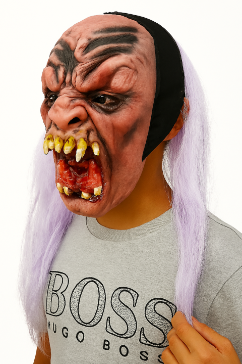Grotesque%20Horror%20Mask%20with%20Lavender%20Hair%20%E2%80%93%20Realistic%20Full-Head%20Latex%20Monster%20Face%20for%20Adults%20%E2%80%93%20Halloween%20&%20Cosplay%20Scary%20Costume%20(Pack%20of%201%20Assorted)%20-%20Image%205