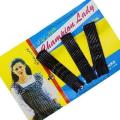 Simple Black Hair Clip, Card pin, Hair Accessories -Pack Of 10. 