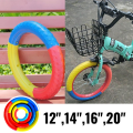 Durable Adventure Wheels Blast-Proof Foam Tires for Kids Bikes - Ride Safe with 12/14/16/20 inch Bicycle Solid Tyres. 