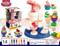 Ice Cream Maker Clay Set - Multicolor. 