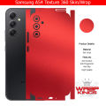 Samsung Galaxy A54 Skin/Wrap 360 Protection Sheet/ Carbon fiber/ Matte/ Transparent/ Lamination Back And Sides Included Camera Skin. 
